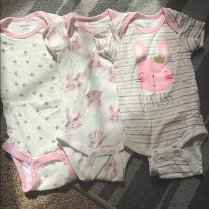 Gerber hunny and princess onesies